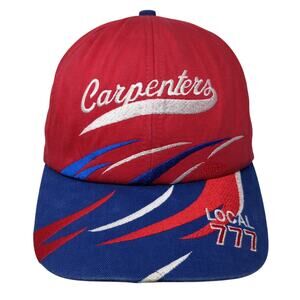 Carpenters Local 777 Union Made Baseball Cap Multicolor OS Adjustable Patriotic